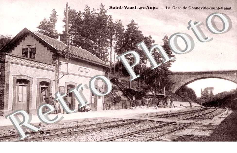la gare de Gonneville-Saint-Vaast