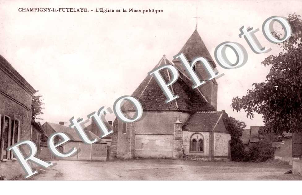 l'église et la place publique