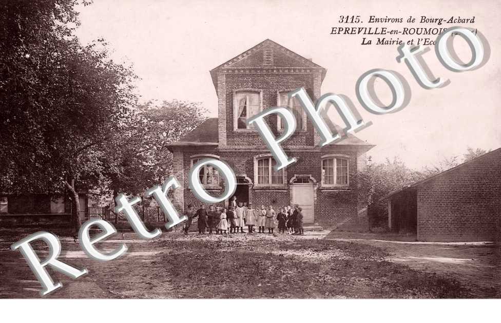 la mairie et l'école