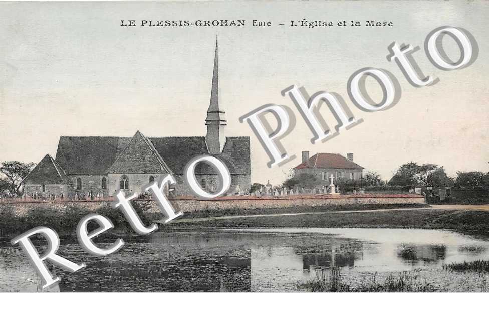 l'église et la mare