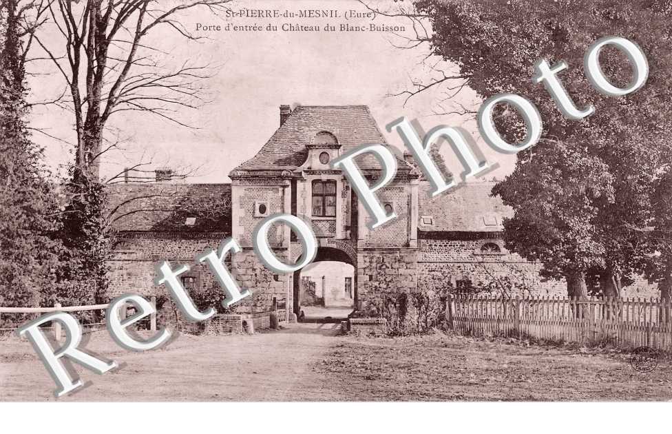 porte d'entrée du chateau du Blanc-Buisson