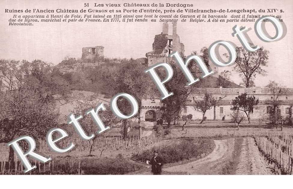 Ruines de l'ancien château de Gurson