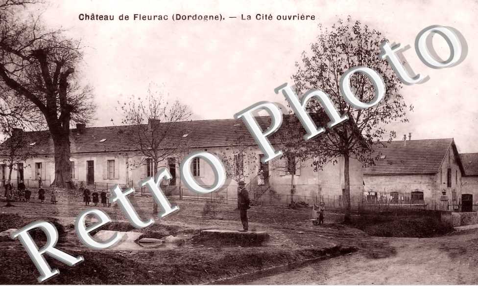 château de Fleurac. La cité ouvrière