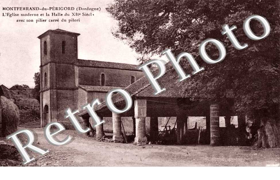 l'église Moderne et la halle