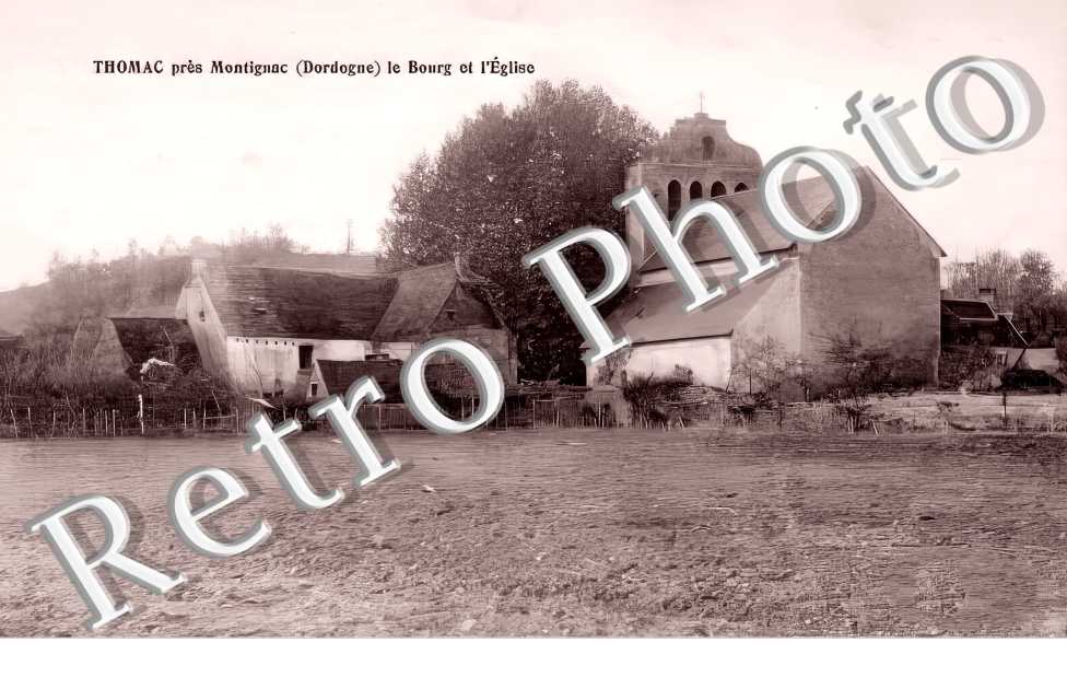 le bourg et l'église