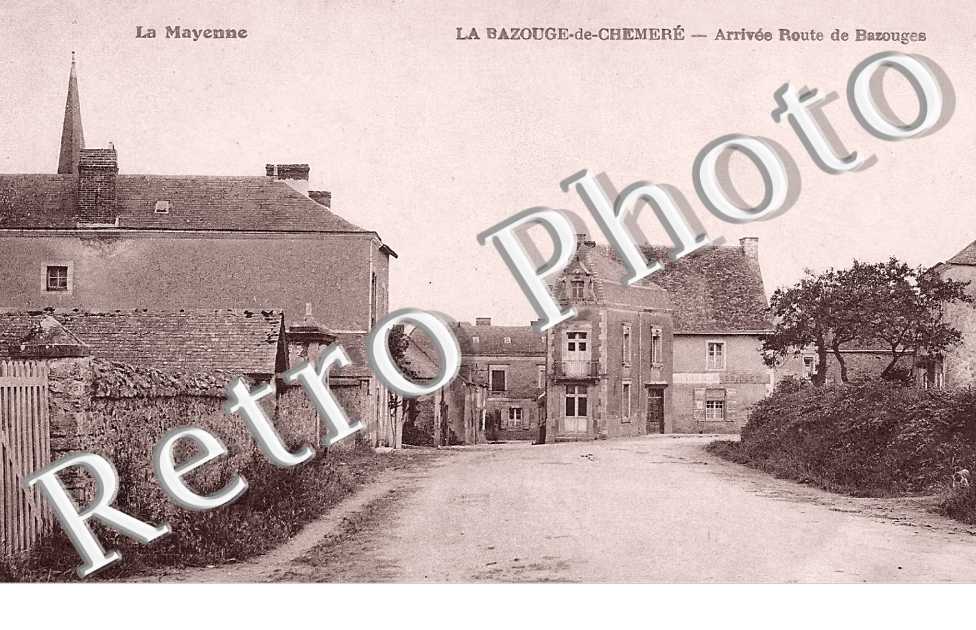 arrivée route de Bazouges