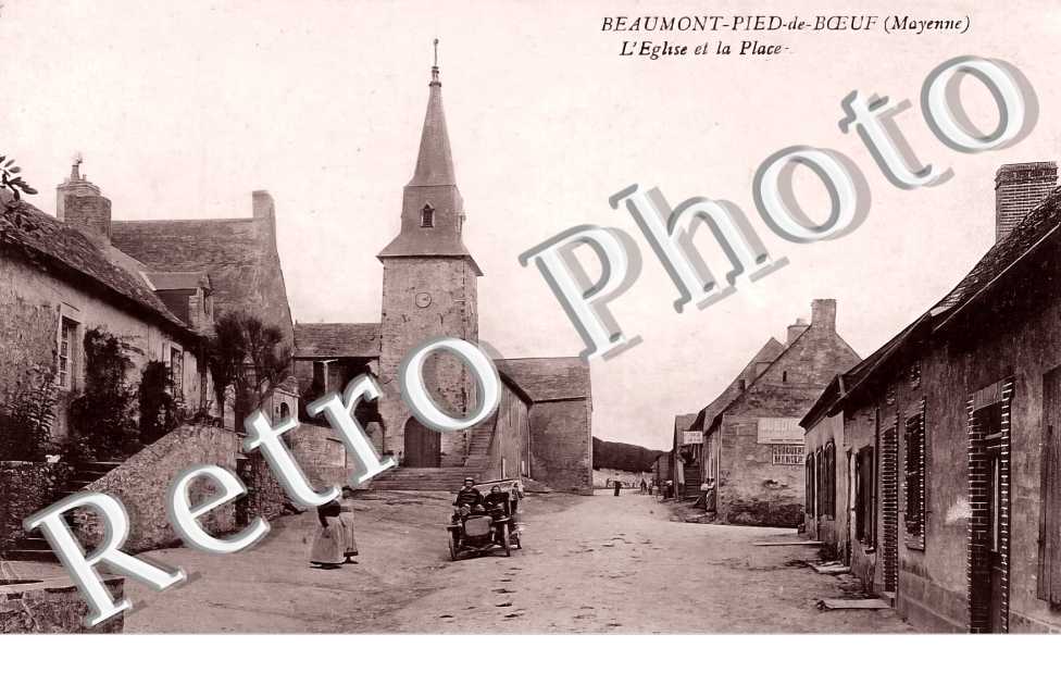 l'église et la place