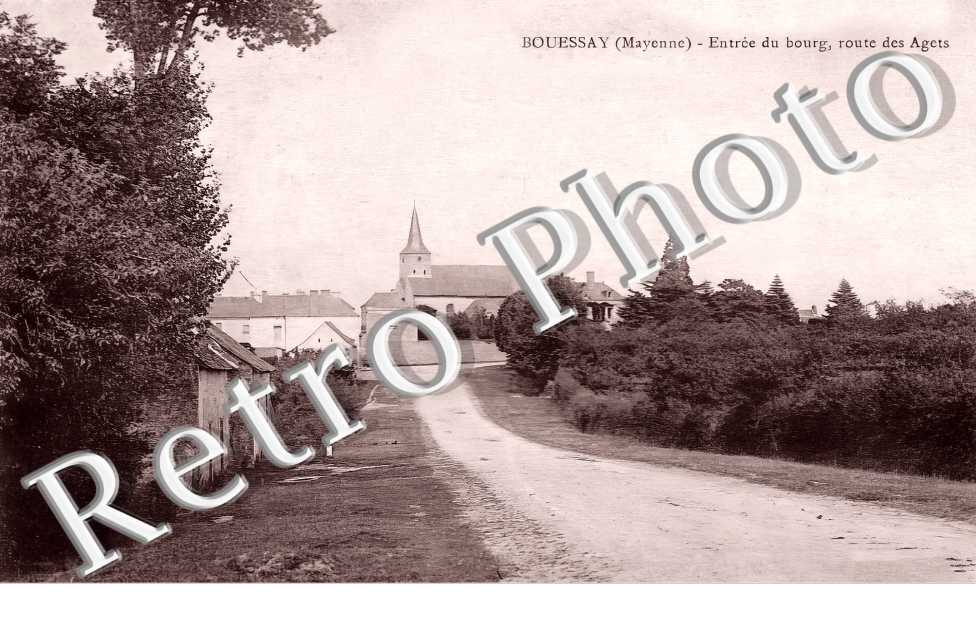 entrée du bourg, route des Agets