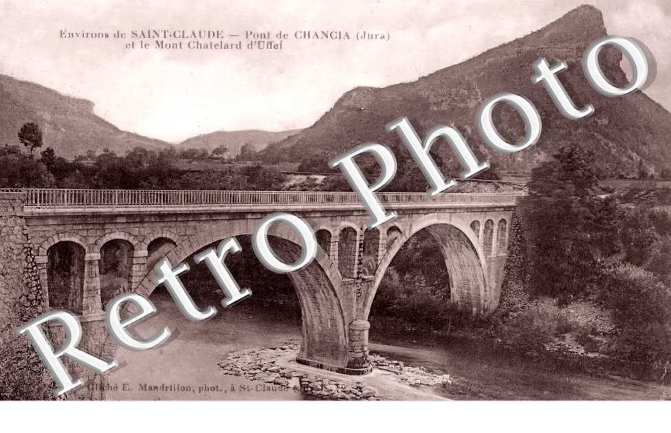 pont de Chancia et le Mont Chatelard d'Uffel