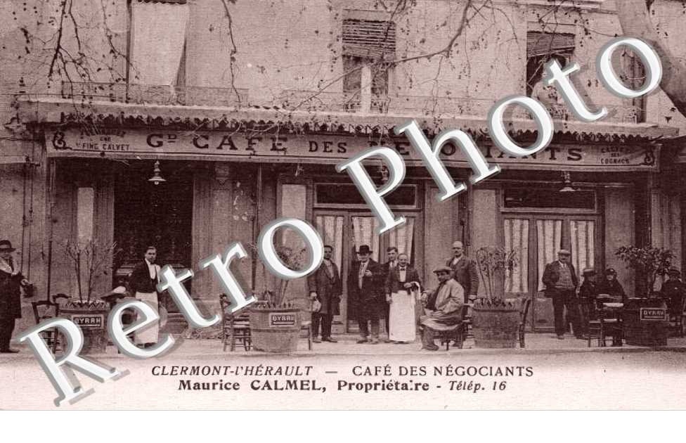 allées du Tivoli. Café des commerçants. Maurice Calmel, propriétaire