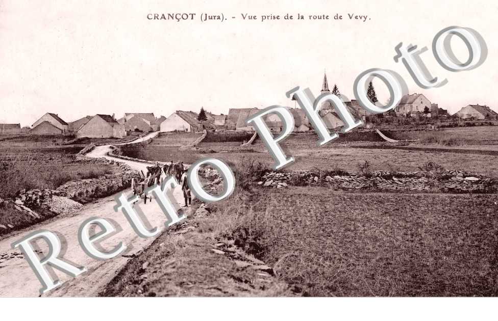 vue prise de la route de Vevy