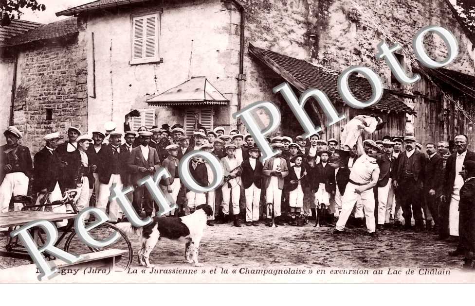 la Jurassienne et la Champagnolaise en excursion au Lac de Chalain