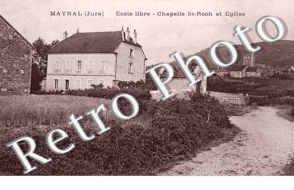 école libre. Chapelle Saint-Roch et église
