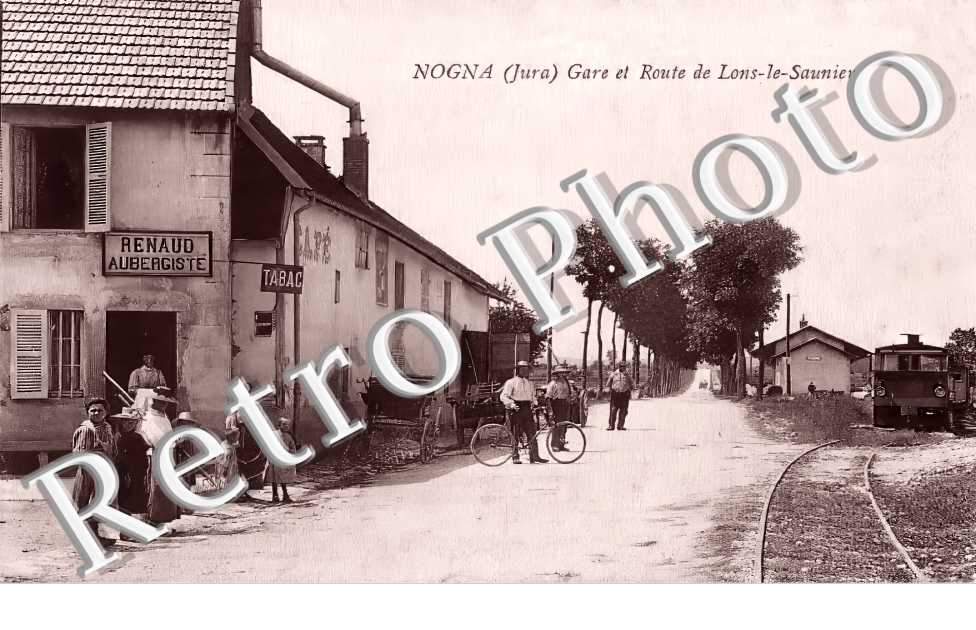 gare et route de Lons-le-Saunier