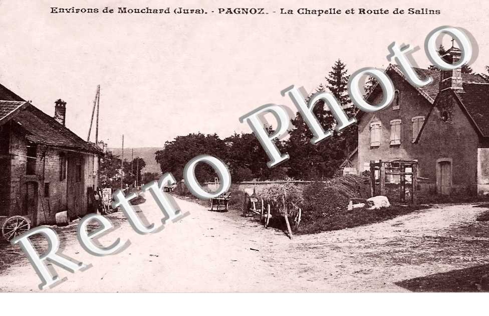 la chapelle et route de Salins
