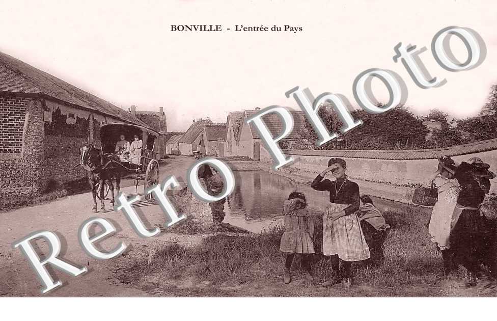 BONVILLE l'entrée du pays