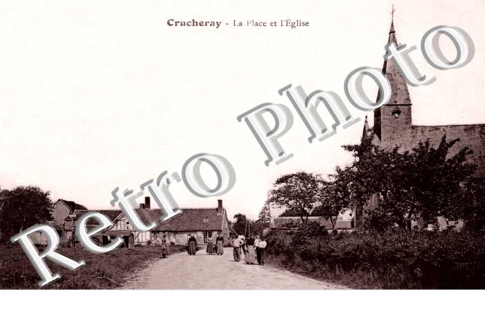 la place et l'église