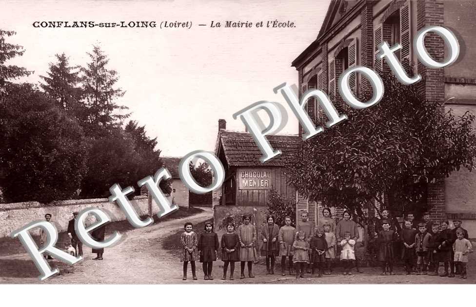 la mairie et l'école