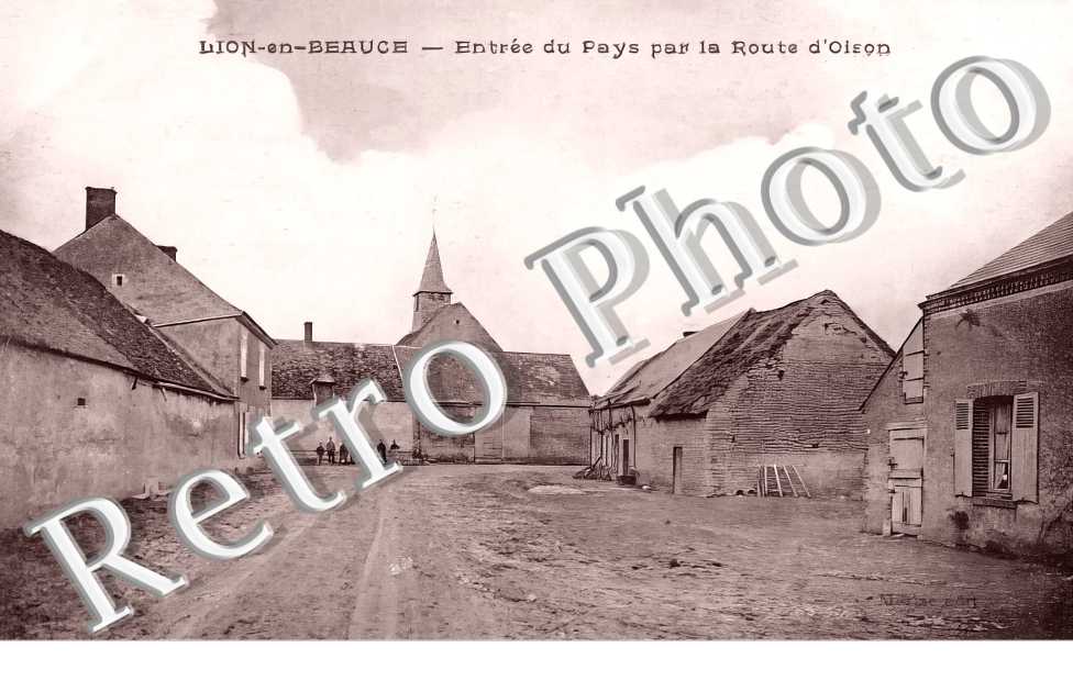 entrée du pays par la route d'Oison