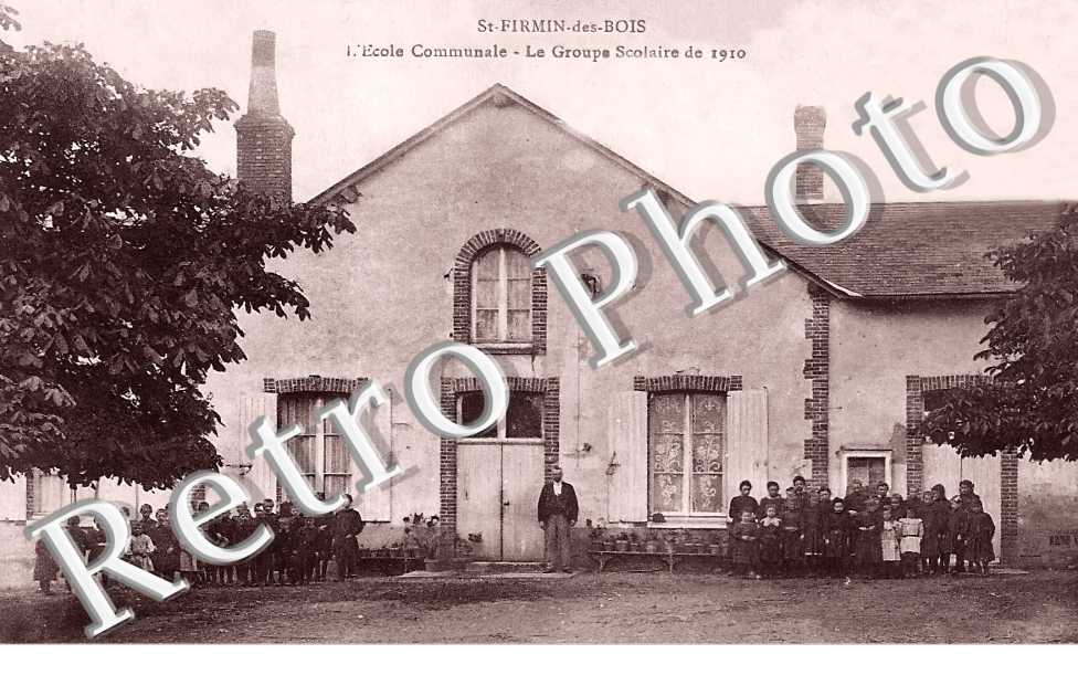 l'école communale. Le groupe scolaire de 1910
