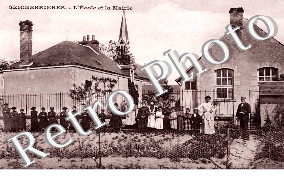 l'école et la mairie