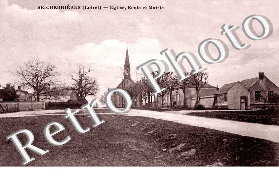 église, école et mairie