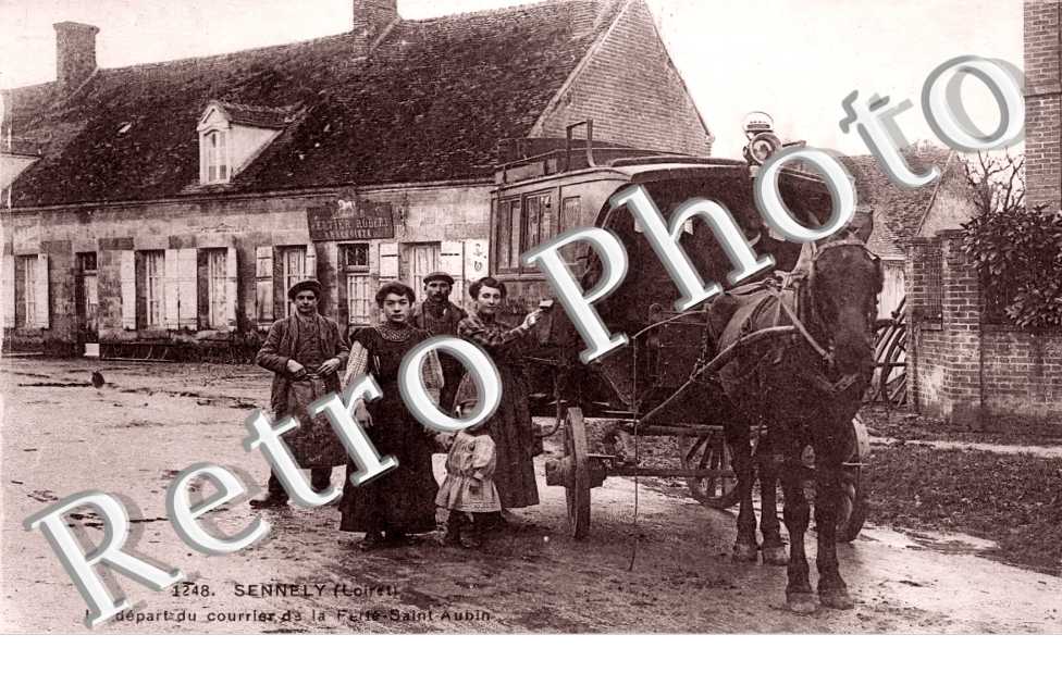 le départ du courrier