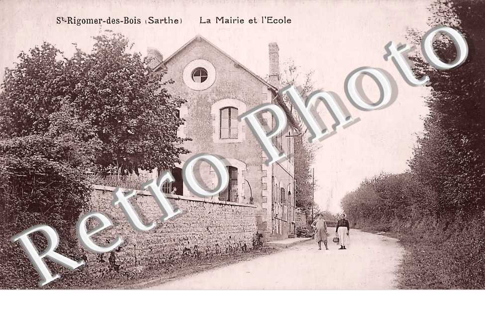 la mairie et l'école