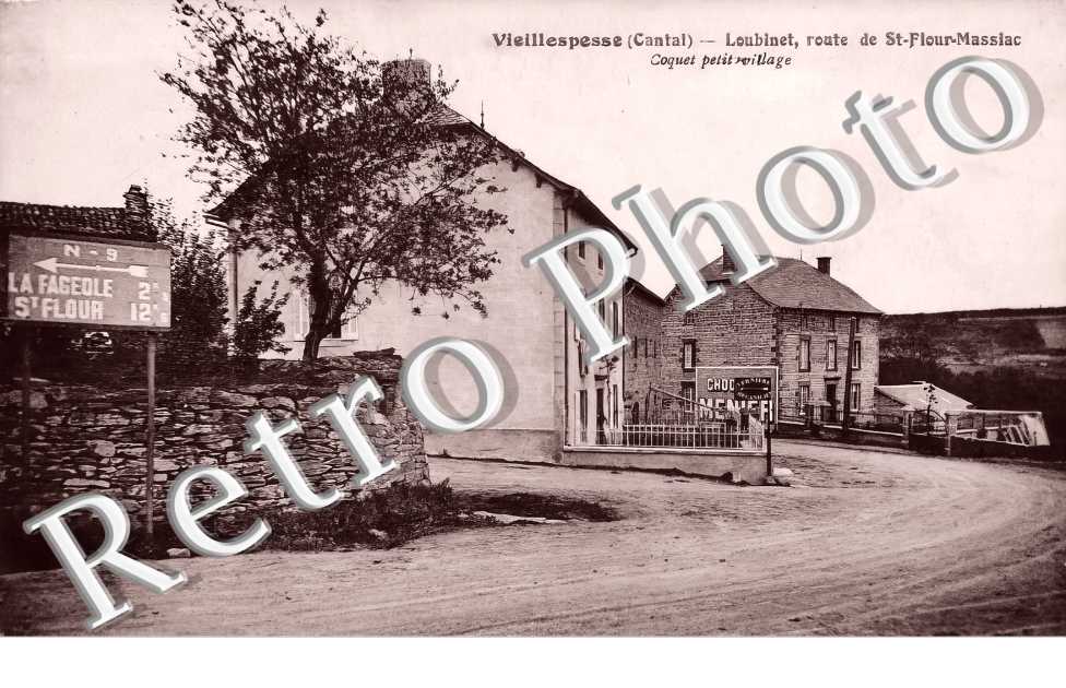 Loubinet, route de Saint-Flour-Massiac