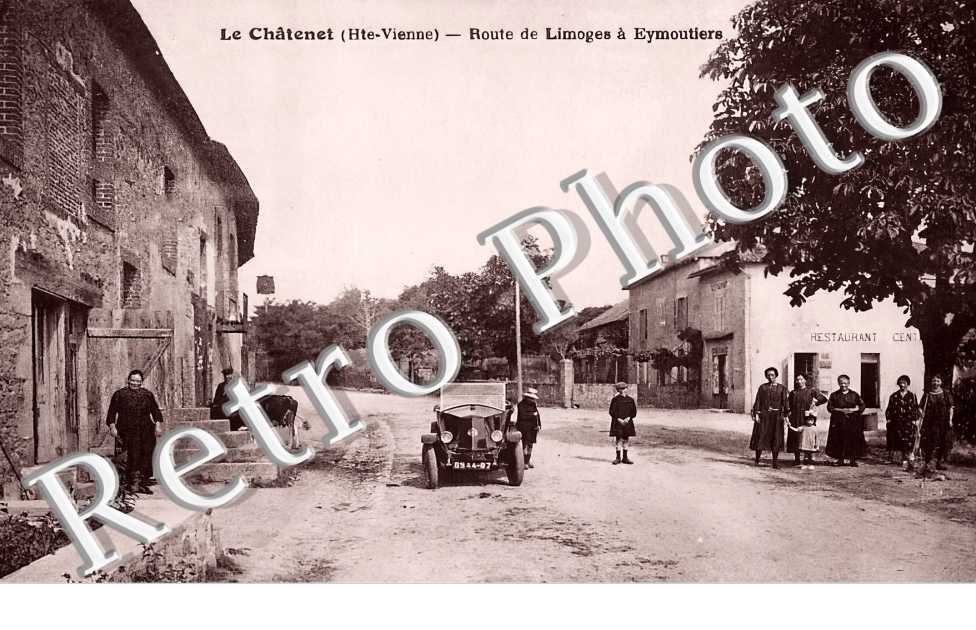 route de Limoges à Eymoutiers