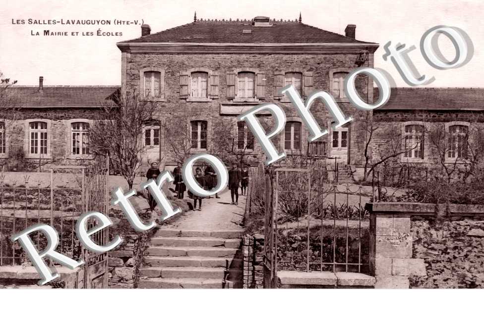 la mairie et les écoles