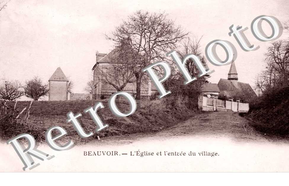 l'église et l'entrée du village