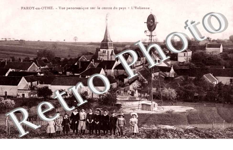 vue panoramique, l'éolienne