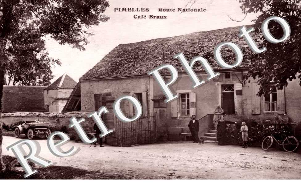 Route nationale. Café Braux.