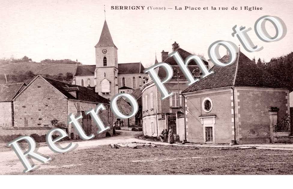 la place et la rue de l'église