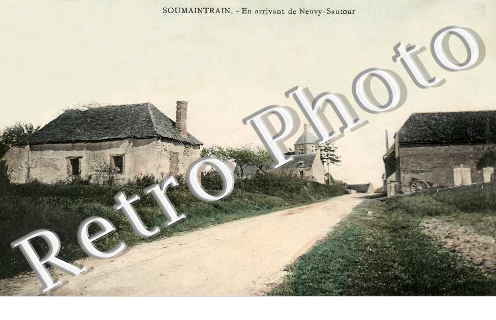en arrivant de Neuvy-Sautour