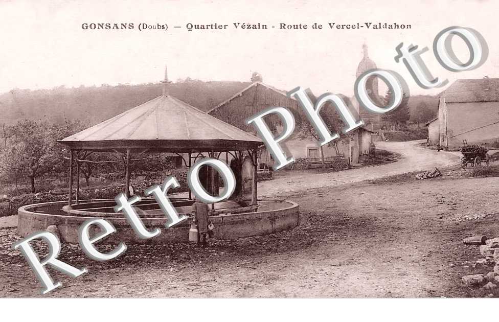 quartier Vézain. Route de Vercel-Valdahon