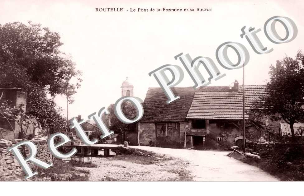 le Pont de loa fontaine et sa source