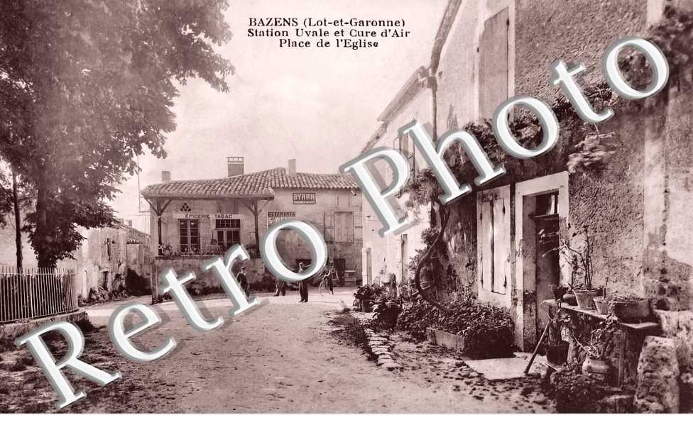 station Uvale et Cure d'air. Place de l'église
