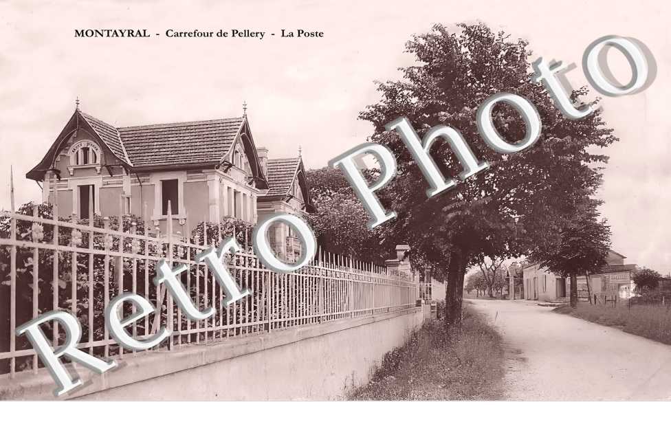 Carrefour de Pellery. La poste.