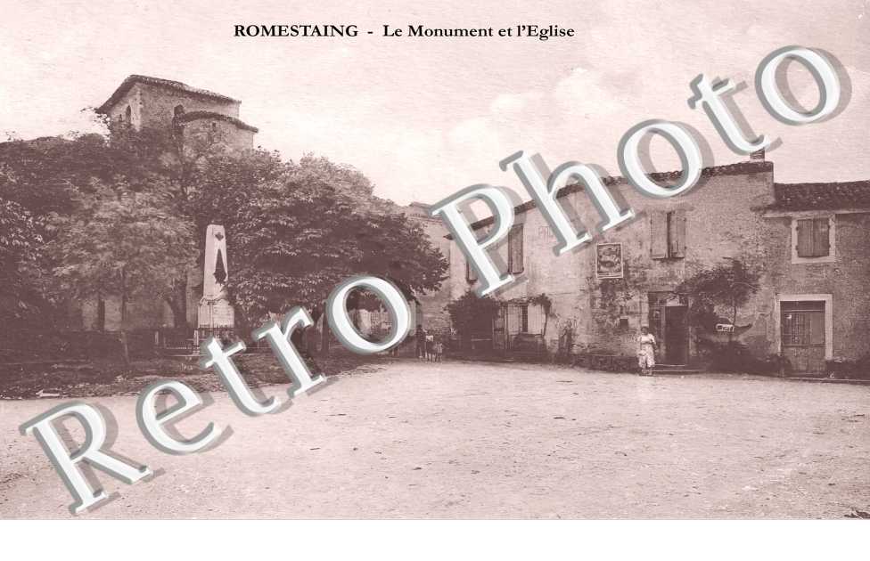 le monument et l'église