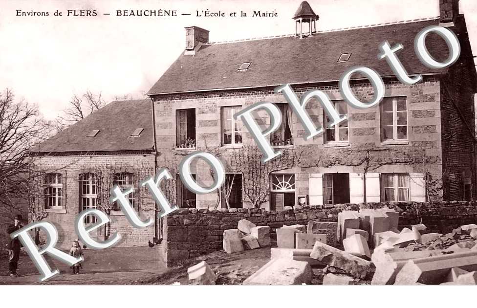 l'école et la mairie