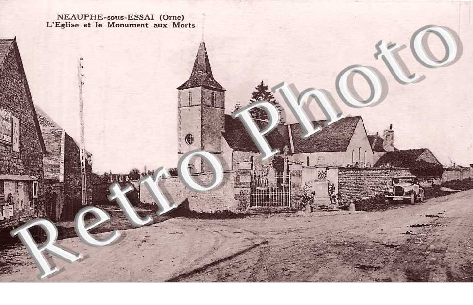 l'église et le monument aux morts