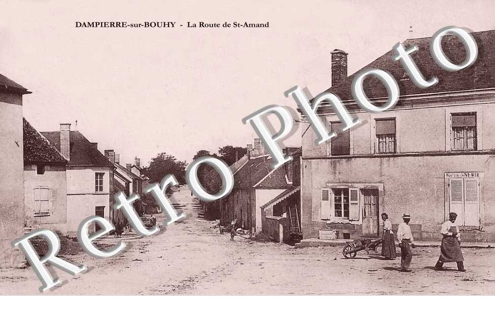 la route de Saint-Amand
