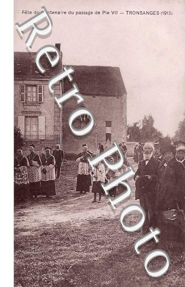 Fête du centenaire du passage de Pie VII- 1912