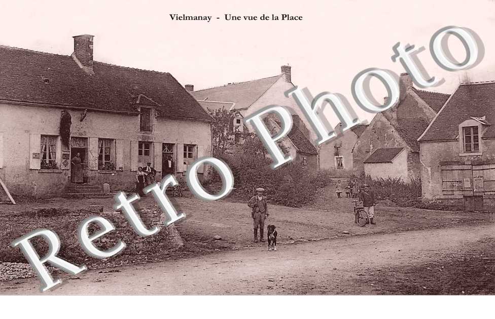 une vue de la place