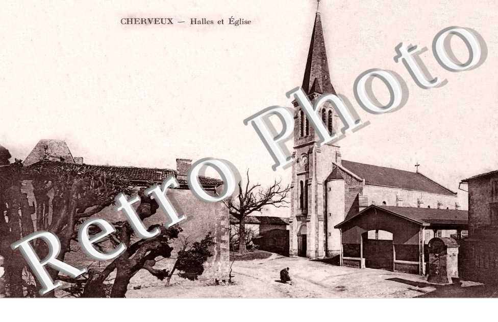 Halles et église