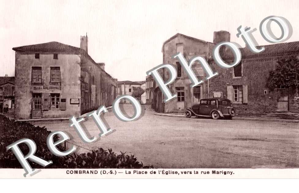 la Place de l'église, vers la rue Marigny