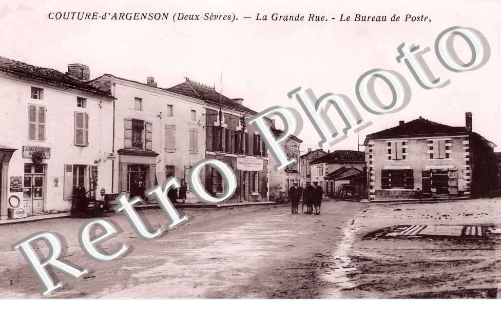 la grande rue. Le bureau de poste