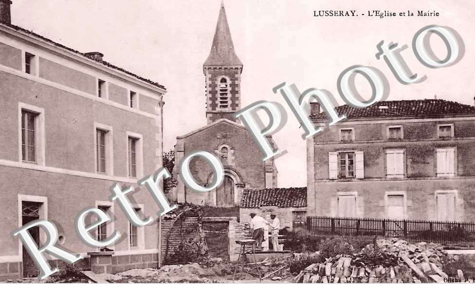 l'église et la mairie